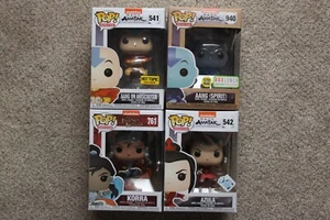 Lot of 4 Funko Pop Avatar Spirit Korra and Azula - Picture 1 of 6