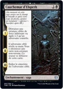 MTG Magic THB FOIL - Elspeth's Nightmare/Cauchemar d'Elspeth, French/VF - Picture 1 of 1