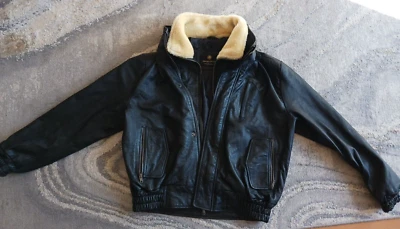 Chaqueta de cuero genuino negra para hombre LEATHER EMPIRE talla 3XL grande Foto 1 de 4