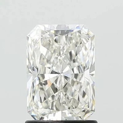 2.51 Ct Certified CVD Diamond F Color Radiant Cut VVS2 Engagement Ring Stone - Image 1 of 4