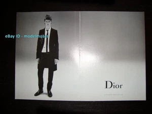 DIOR Homme 2-Page Magazine PRINT AD Fall 2002 DAVID LINDWALL Richard Avedon - Picture 1 of 1
