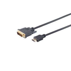 HDMI Plug To Dvi-D 24+1 Plug Cable PC To Monitor TV Projector Adapter 5m - Picture 1 of 1