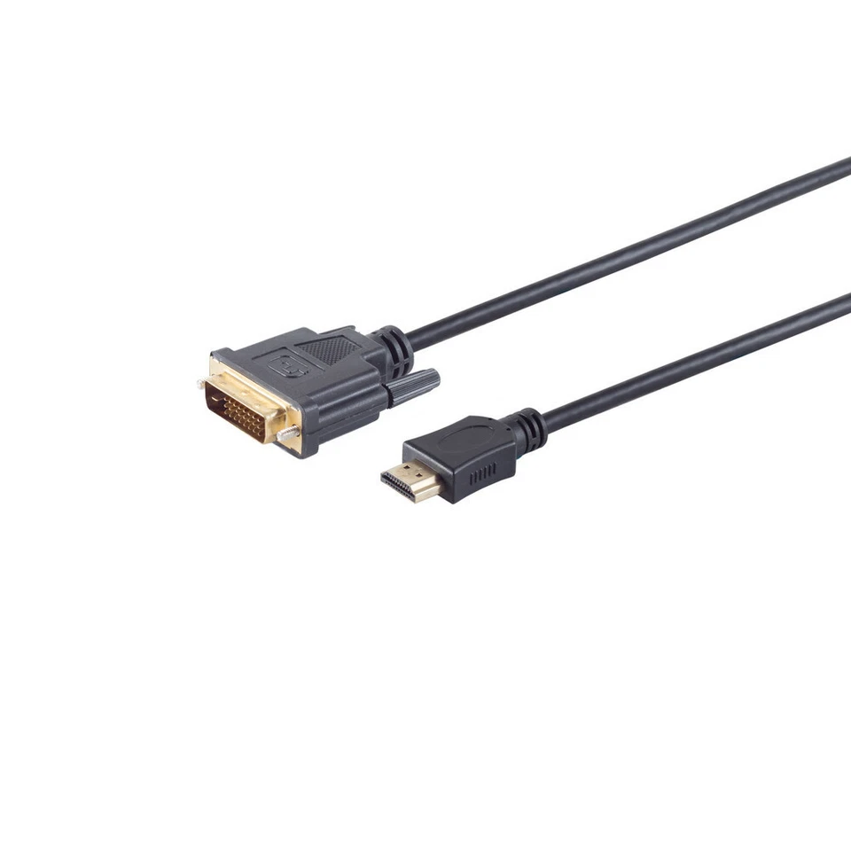 HDMI Plug To Dvi-D 24+1 Plug Cable PC To Monitor TV Projector Adapter 10m - Image 1 of 1