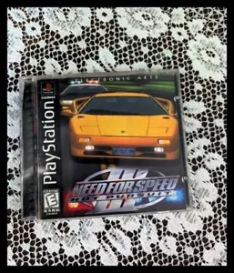 PS1 "Need For Speed Hot Pursuit 3" Black Label W/Manual & Reg Card Tested - Picture 1 of 8