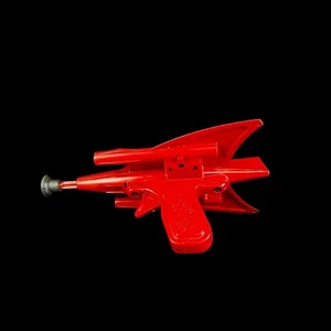 Vintage 50's Superior Rocket Plastic Toy Dart Gun Red Retro - Picture 1 of 17