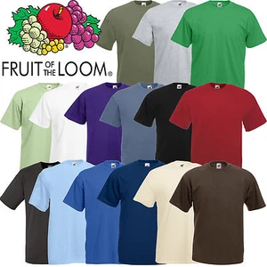 FRUIT OF THE LOOM STYLE BLANK T-SHIRT - quality branded mens clothing - Picture 1 of 6