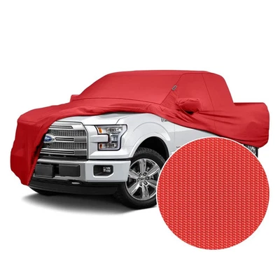 For Chevy Silverado 2500 HD 10-19 Form-Fit Bright Red Custom Car Cover - Image 1 of 4