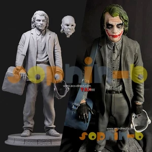 The Joker Dark Knight Harley 1:4 Model Kit Unpainted 3d Print GK Statue Figure - Picture 1 of 8