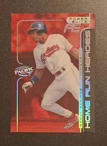 1999 Pacific Home Run Heroes Manny Ramirez #16HRH Cleveland Indians - Picture 1 of 1