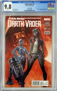 STAR WARS DARTH VADER #3 - 2ND PRINT, 1ST DR APHRA - CGC 9.8 - Foto 1 di 1