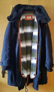 Camel Active Damen Ganzjahres-Parka Gr. 42 Marine Kapuze ausknöpfbares Futter - Bild 1 von 13