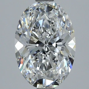 Certified GIA 3.02 CT Oval Cut Natural Mined Diamond Loose F color VS1 clarity - Picture 1 of 2