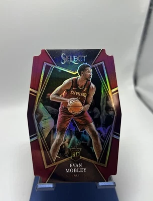 2021-22 Select Evan Mobley Maroon Prizms Die Cut RC Premier #83/175 - Image 1 of 2