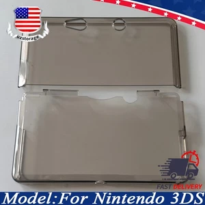 Funda protectora de silicona TPU negra transparente para consola Nintendo 3DS EE. UU. - Imagen 1 de 8