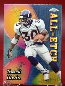 2024 Topps Chrome Terrell Davis #CAE-TD Chrome All-Etch Denver Broncos - Picture 1 of 2