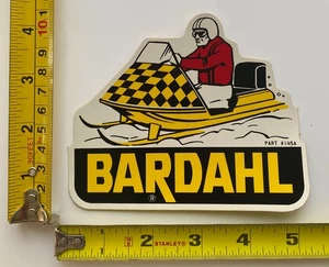 Pegatina Bardahl Moto de Nieve Lineart Logo Vintage Años 60 Años 70 Original Carreras De Colección - Imagen 1 de 2