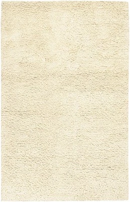 2x8 Runner Carpet Hand Made Wool Ivory Shag 8683 Rug - Approx 2' 6" x 8' - Image 1 of 4