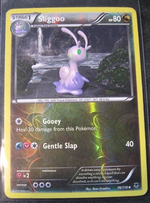 SLIGGOO 2014 Pokemon XY Phantom Forces Reverse Foil #76 EX - Image 1 of 2