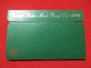1998-S United States Proof Set.  In Box of Issue.   Ultra Cameos        #MF-5358 - Picture 1 of 3