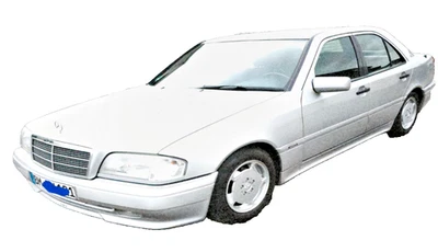 MERCEDES- OLDTIMER W202 AMG-Look, 94.500 km, absolut rostfrei, mit Wertgutachten - Bild 1 von 4