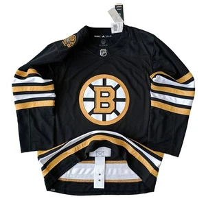Authentic Boston Bruins 100th Anniversary Hockey Trikot Gr. 54 Neu mit Etikett Adidas schwarz - Bild 1 von 9