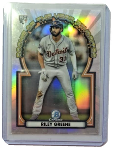 Riley Greene Rookie of the Year Favorites 2023 Bowman Chrome Baseball Card ROYF6 - Picture 1 of 2
