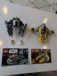 LEGO Star Wars LOT: 75038 Anakin's Jedi Interceptor, 75168 Yoda's J I Incomplete - Picture 1 of 13