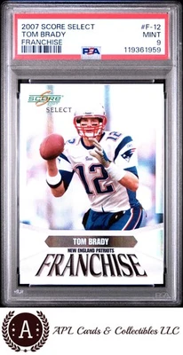 2007 Score Select Franchise #F-12 Tom Brady PSA 9/250 Foto 1 de 2