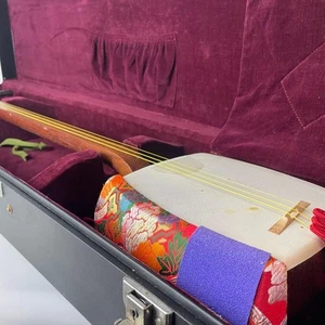 Shamisen Japanische Instrumente High Class mit Koffer und Ausstattung - Bild 1 von 10