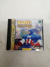 Capcom Sega Saturn Marvel Super Heroes usato