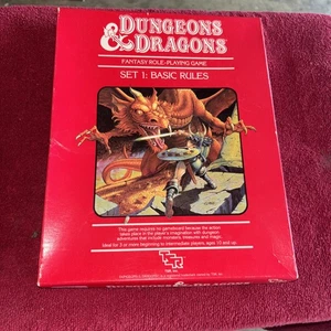 Dungeons&Dragons Set 1: Basic Rules 1983 2 Sets Of Rules - Picture 1 of 14