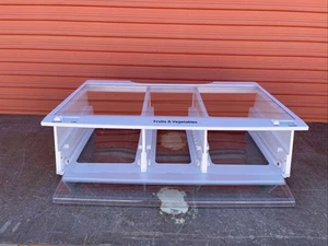 SCHÖN! Original LG Kühlschrank Feinkost & Crisper Schublade Abdeckung mit Schienen (KOMPLETT) - Bild 1 von 8