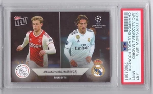 2018 Topps Now UCL Frenkie de Jong / Luka Modric PSA9 Rookie #R7 Print Run 67 ! - Bild 1 von 1
