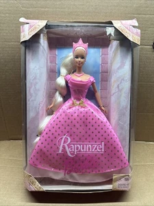 Rapunzel Barbie Puppe 26757 Vintage Mattel 1999 rosa Kleid Kartonschaden - Bild 1 von 6