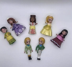 Disney Princess Sofia the First Sophia & Friends Lot of 8 Figures Dolls - Picture 1 of 4