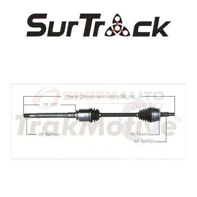 SurTrack CV Axle Shaft for 2005-2009 Land Rover LR3 4.0L 4.4L V6 V8 - ph Foto 1 de 4