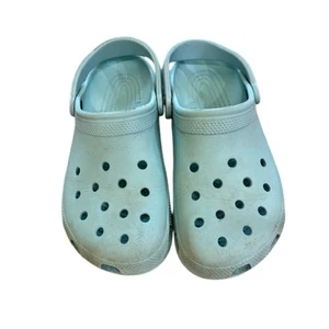 Crocs Classic Iconic Comfort Clogs Damen 9 Aqua Blau Neuwertig Pantoletten Sandalen Schuhe - Bild 1 von 6