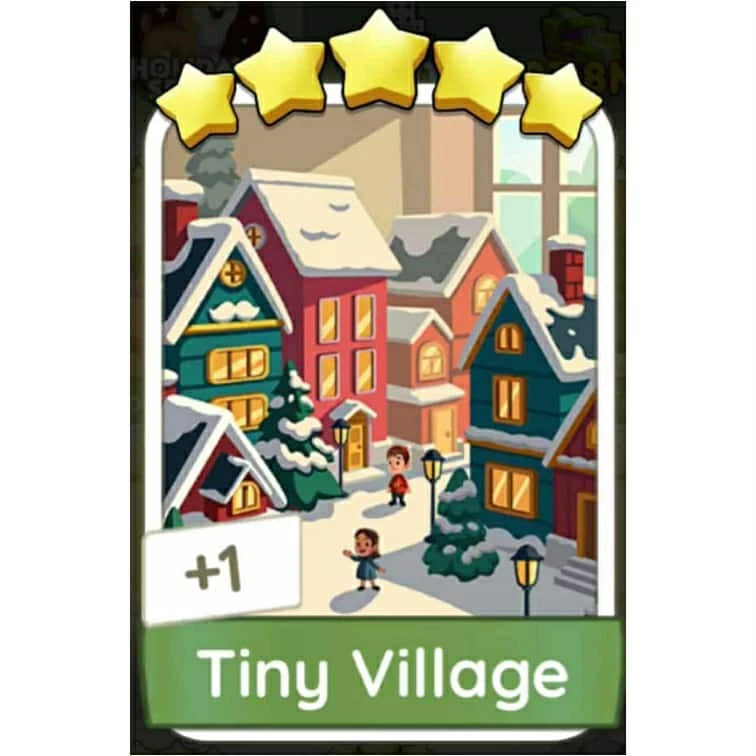 1 x tiny village 5⭐ sticker Monopoli_Go! - Top Seller  - Image 1 of 1