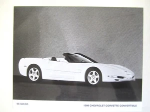 CHEVROLET CORVETTE CONVERTIBLE PRESS PHOTO - 1999 - Picture 1 of 1