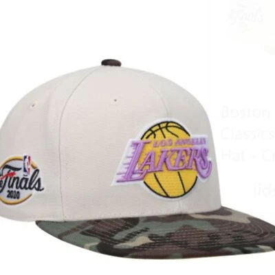Chapéu masculino Los Angeles Lakers Mitchell & Ness Hardwood Classics 2010 NBA Finals - Imagem 1 de 4