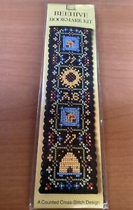 BEEHIVE- Textile Heritage Counted Cross Stitch Bookmark Kit - Great Britain