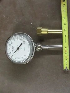 Palmer Instruments 50AL3.50/240F 302 STAINLESS STEEL DIAL THERMOMETER - Picture 1 of 9