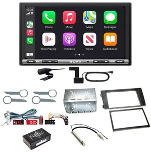 Sony XAV-AX3250 DAB+ Bluetooth USB CarPlay Android Auto Einbauset für Audi A6 4B - Bild 1 von 1