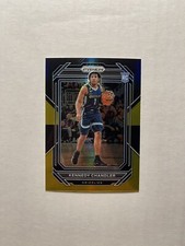Kennedy Chandler 2022-23 Panini Prizm #235 Black Gold Rookie RC JSY # 1/5 1/1