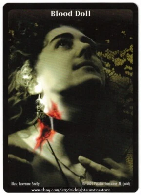 Blood Doll Full Art Textless Promo Essen Spielfest V:TES VTES Vampire CCG - Image 1 of 2