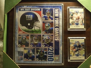 BRAND NEW NY Giants Plaque Wood Eli Manning NFC East Football NFL Collectors  - Picture 1 of 4
