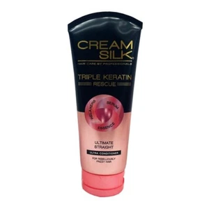 CREAM SILK HAIR CONDITIONER TRIPLE KERATIN ULTIMATE STRAIGHT 180ML X 2 - Bild 1 von 1