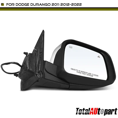 Chrome Power Memory Recall Heated Mirror for Dodge Durango 2011-2022 Passenger - Изображение 1 из 4