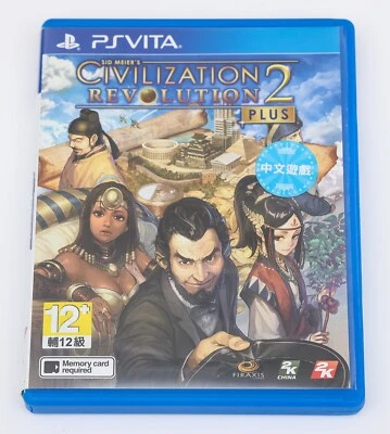Civilization Revolution 2 Plus - PlayStation PS Vita PSV Asia R3 English Chinese - Image 1 of 4