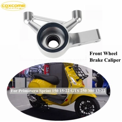 Aluminum Front Wheel Brake Caliper Set Chrome For Primavera Sprint 150 2015-22 - Image 1 of 4